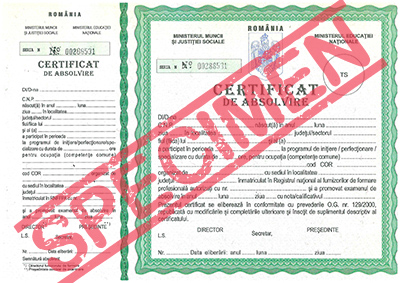 Diploma - Specimen